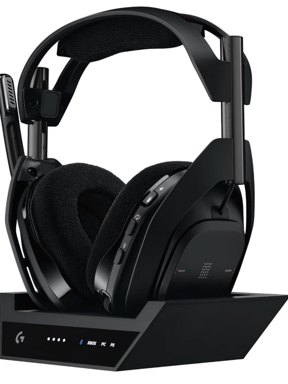 Logitech G Astro A50 X Black Wireless Gaming Headset with Red Accents